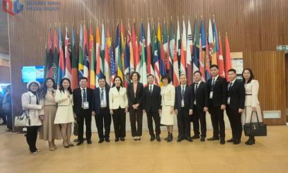 Đoàn công tác tỉnh Quảng Ninh tham dự Kỳ họp lần thứ 221 Hội đồng Chấp hành UNESCO tại Pháp